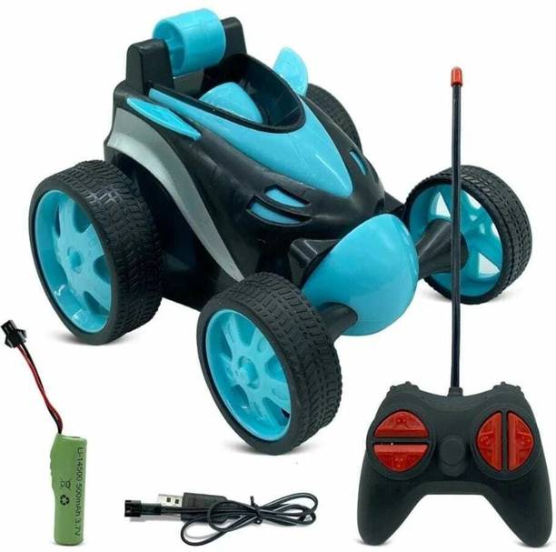 Xcillince Toys 360° Tumbling Roller Rotation Mini Stunt Car Racing Wireless (multicolour)