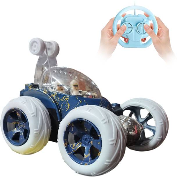 Urban Kiddzone Design RC Stunt Car with LED Light & Music for Kids M-9802