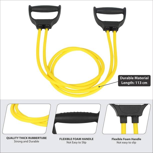 AVOAMAA Craetions Resistance Band Stretch Latex Toning Tube Workout Exercise Fitness_ws402 Resistance Tube