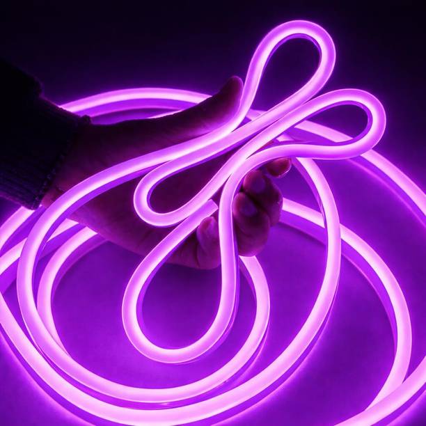 Kavyashine 600 LEDs 5 m Purple Steady Strip Rice Lights