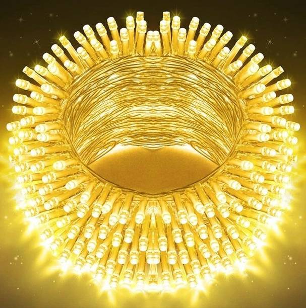 MPROW 40 LEDs 11 m Yellow Steady Bulb Rice Lights