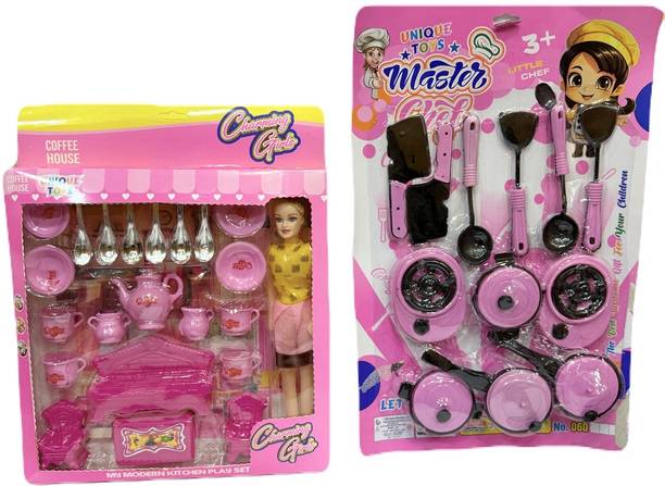 adfield one 2 in 1 Coffee House & Master Chef Little Chef Cooking