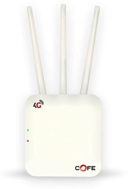COFE CF-4G 903 4G Router 2.4 GHz 300 Mbps Wifi Speed Single Band Internal & External Antenna MiFi (Sim Based)