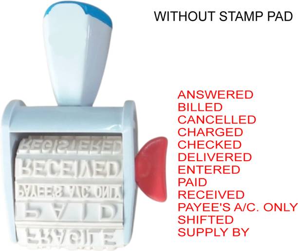 madhufashain Paid 4mm Changeable Stamp Without Pad Rubber stamp