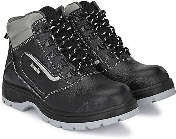 Kavacha Steel Toe Genuine Leather Safety Shoe