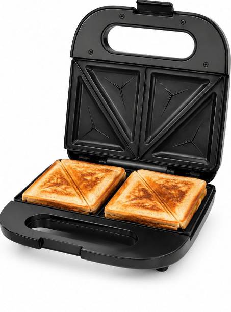 arrozic Calix 750W Toaster Sandwich Maker Auto Cut Off Non-Stick Plates Toast Sandwich Maker