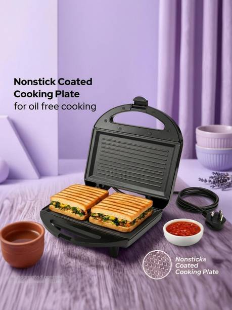 Thirdwind Supeb Electric Grill Sandwich ToasterMaker 800W,PFOA Free Non-Stick Grill Plates Grill, Open Grill, Pizza Pan, Roti Maker, Toast, Waffle