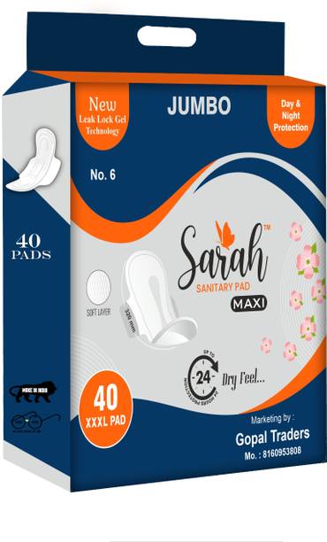 Sarah Heavy Flow Dry XXXL 40pads Sanitary Pad