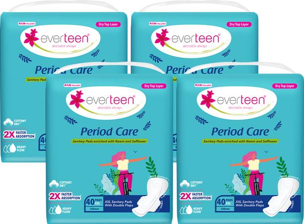 everteen Period Care XXL Dry with Neem and Safflower Sanitary Pad
