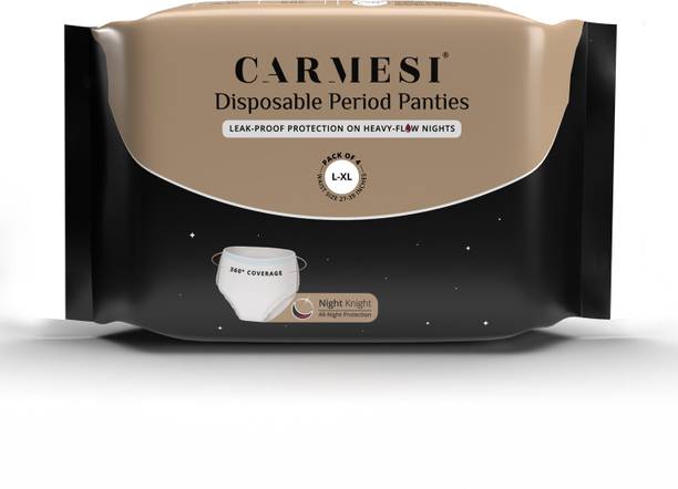 Carmesi Disposable Period Panties | Leak-Proof Protection For Heavy-Flow Nights Sanitary Pad