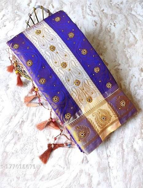 Woven Banarasi Art Silk Saree