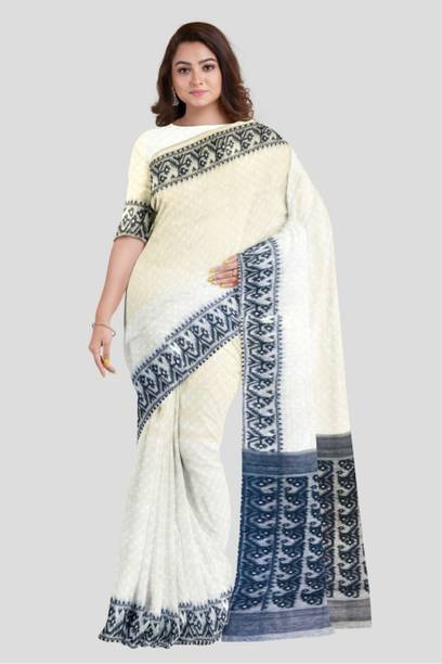 Woven Daily Wear Cotton Blend Saree
