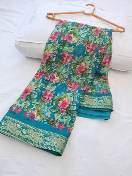 A TRADER Printed Bollywood Georgette Saree