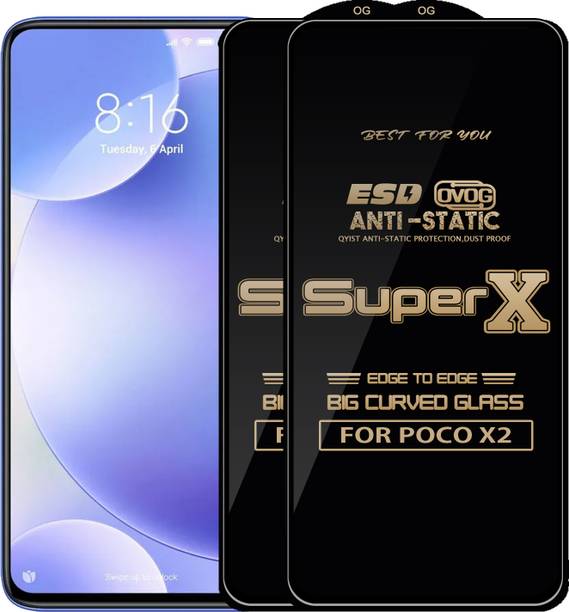 Qyist Edge To Edge Tempered Glass for POCO X2