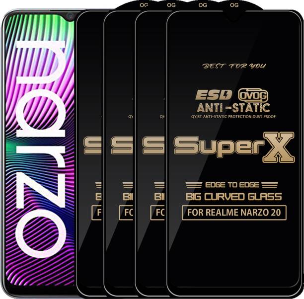 Qyist Edge To Edge Tempered Glass for REALME NARZO 20