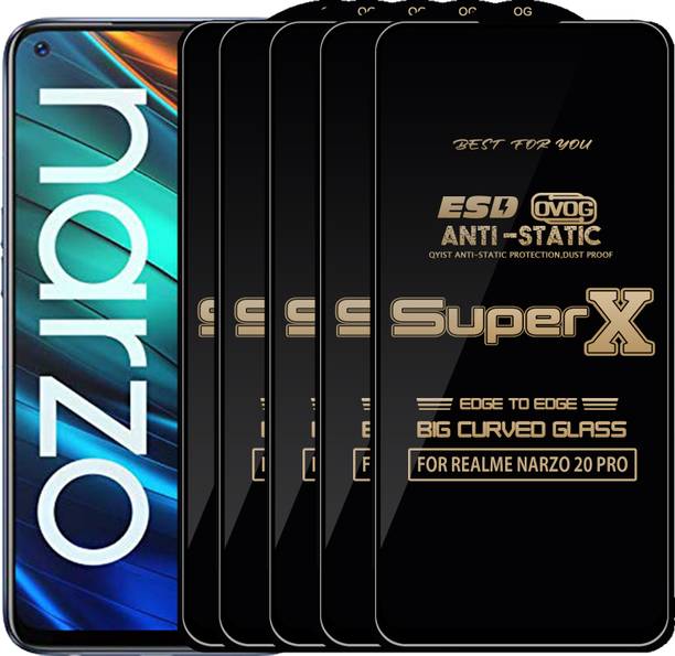 Qyist Edge To Edge Tempered Glass for REALME NARZO 20 PRO