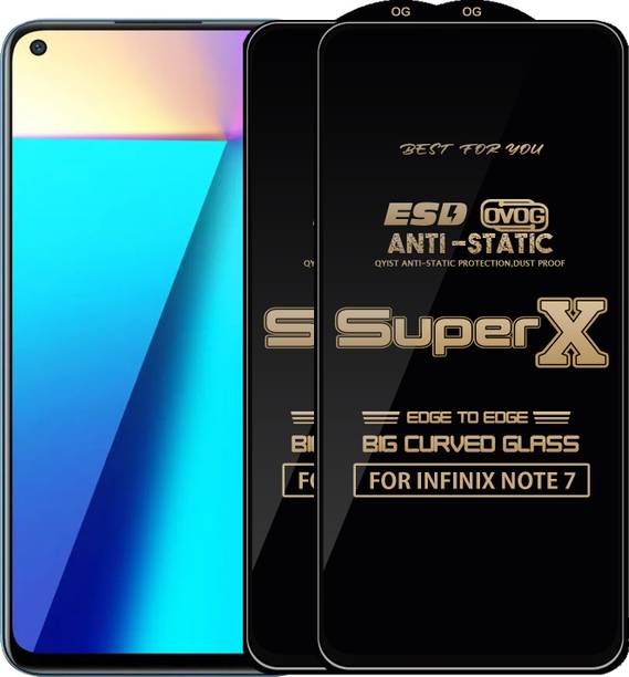 Qyist Edge To Edge Tempered Glass for INFINIX NOTE 7