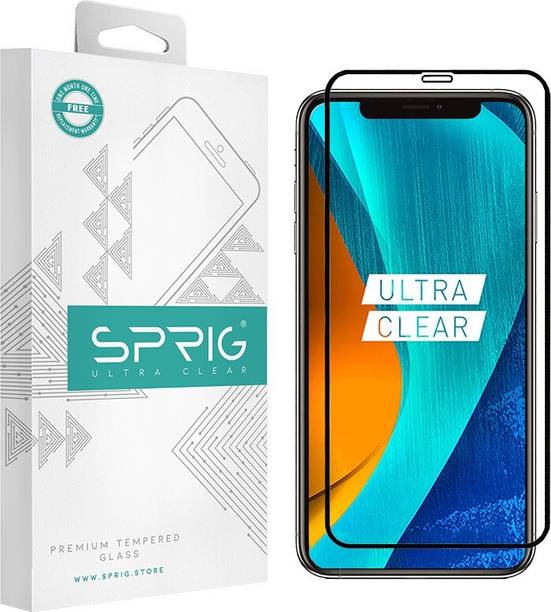 Sprig Edge To Edge Tempered Glass for Apple iPhone 11, iPhone 11, Apple iPhone XR
