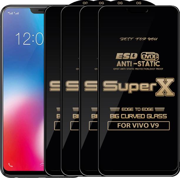 Qyist Edge To Edge Tempered Glass for Vivo V9