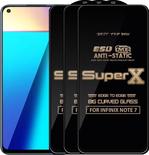 Qyist Edge To Edge Tempered Glass for INFINIX NOTE 7