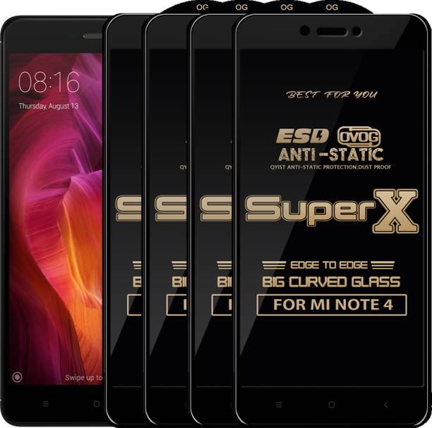 Qyist Edge To Edge Tempered Glass for Mi Redmi Note 4