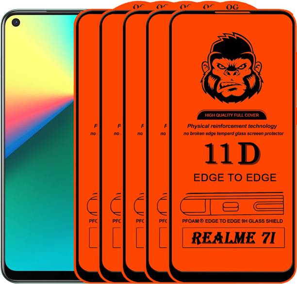 Xester Edge To Edge Tempered Glass for REALME 7I