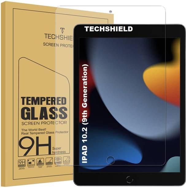 TECHSHIELD Tempered Glass Guard for Apple iPad 7th/8th/9th Gen 10.2 inch