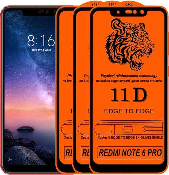 Xester Edge To Edge Tempered Glass for Mi Redmi Note 6 Pro