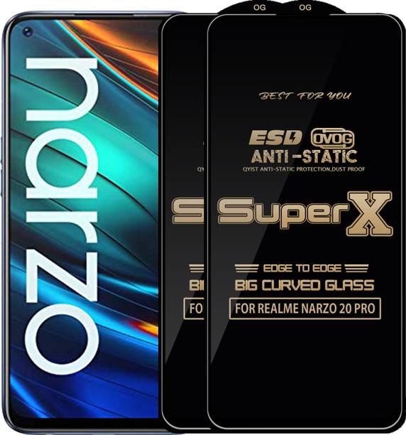 Qyist Edge To Edge Tempered Glass for REALME NARZO 20 PRO