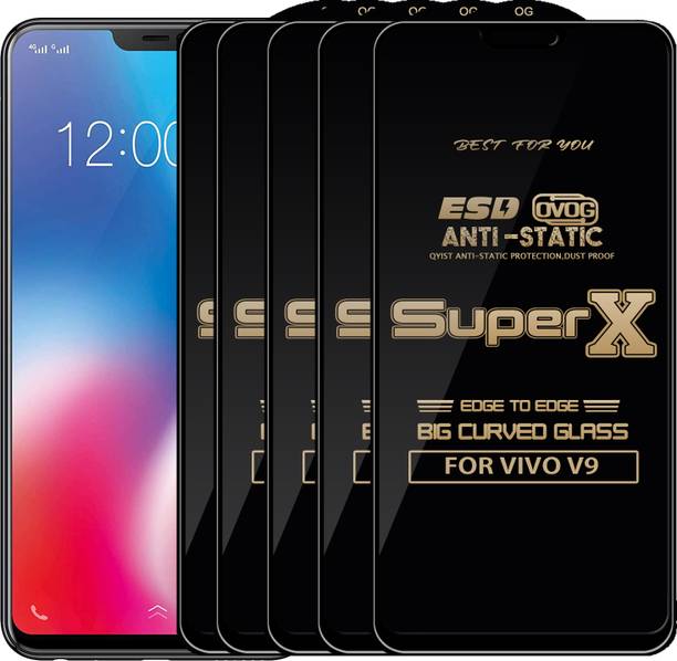 Qyist Edge To Edge Tempered Glass for Vivo V9