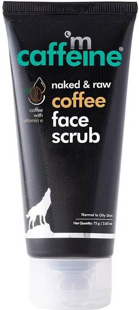 mCaffeine Face Scrub for D Tan, Helps in Skin Brightening and Remove Blackheads, Dark Spot Scrub