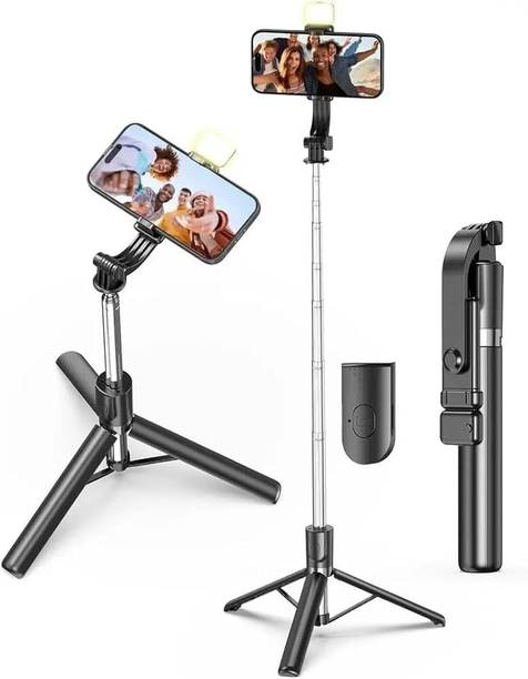 DigiPrints super long selfie stick tripod 170cm with LIGHT remote control Tripod