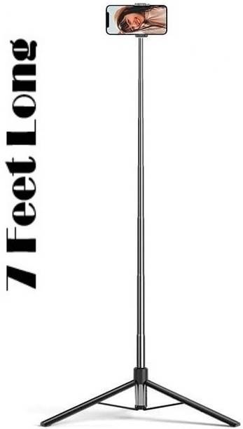 CROWNVIZ Very Long Selfie stick 170cm Y17 Selfie Stick Tripod Detachable wireless bluetooth remote and expandable features Bluetooth Selfie Stick
