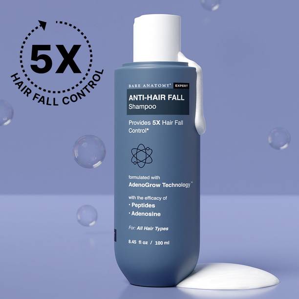 BARE ANATOMY Anti Hair-Fall Shampoo with Sulphate & Paraben Free