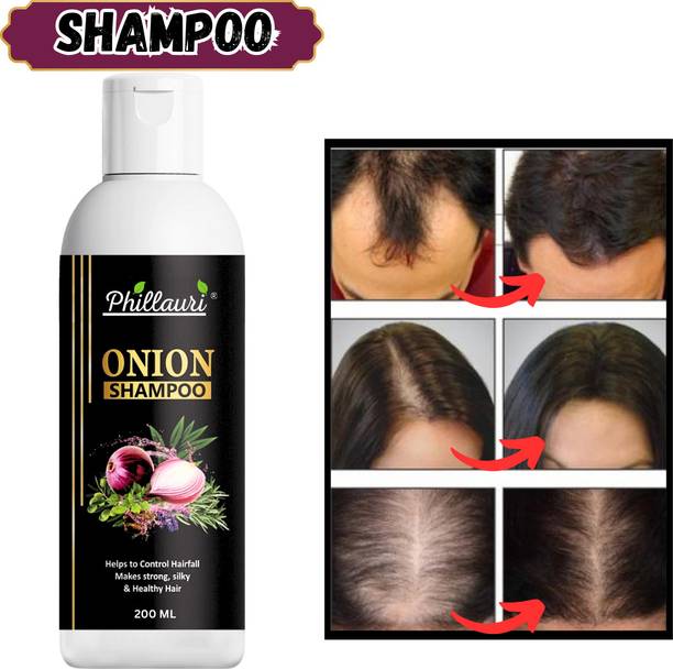 Phillauri Onion Shampoo with Biotin, Anti Hairfall, Hair Growth, Sulphate free