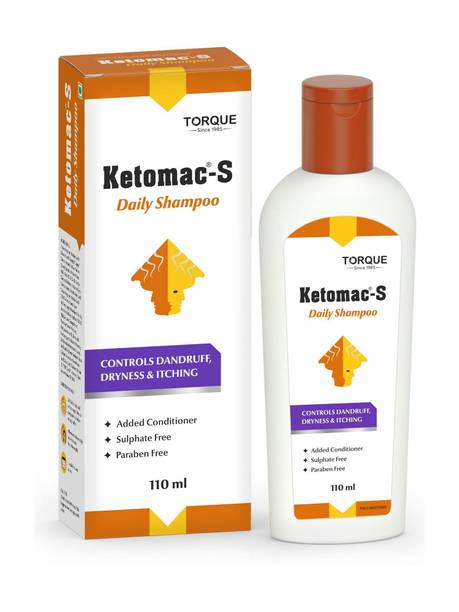 Ketomac S Anti-Dandruff Shampoo-Sulphate & Paraben Free, Selenium Sulfide, Flake Control
