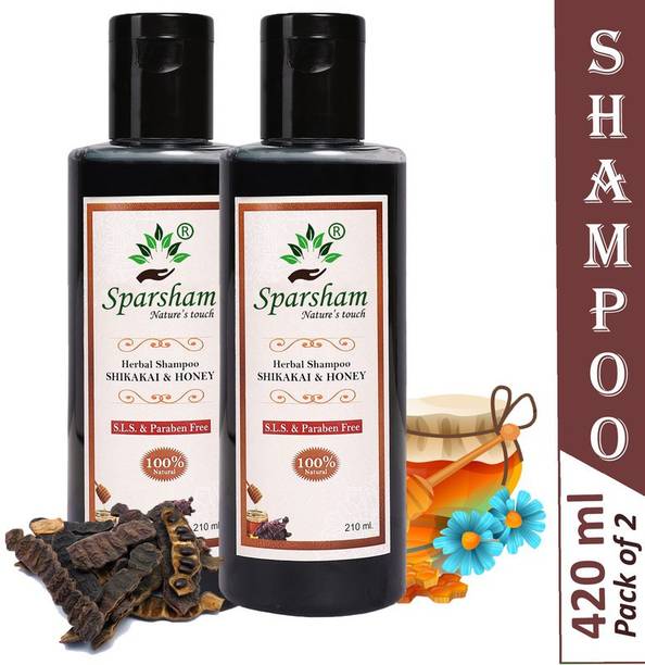 SPARSHAM Shikakai Shampoo Paraben sulphate free Hair Cleanser Nourishing and Revitalizing