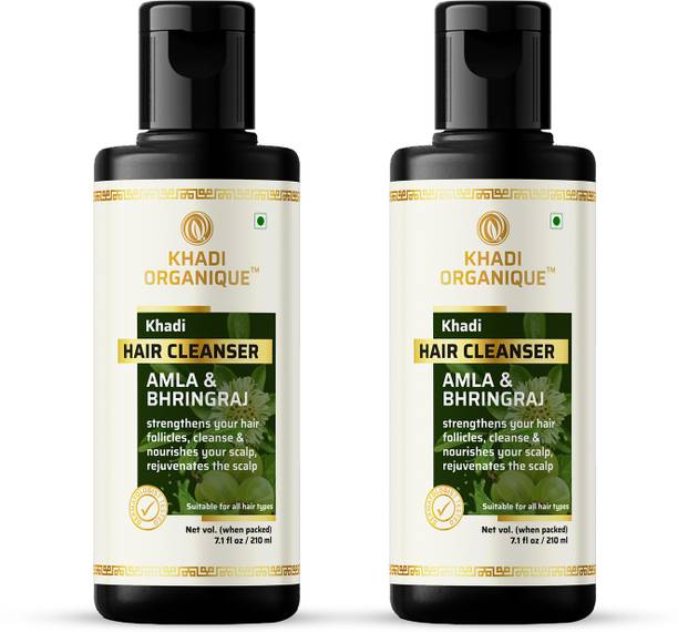 khadi ORGANIQUE Amla & Bhringraj Shampoo for Dandruffcare