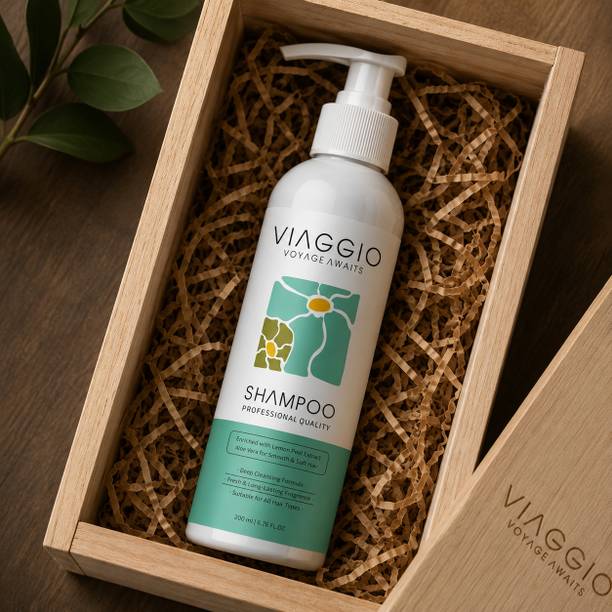 Viaggio Salon-Quality Smoothing Shampoo for Dry & Damaged Hair