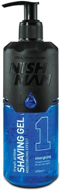 Nishman Shaving Gel - Energizing | Moisturizing Effect | Smooth Shaving | All Skin Type