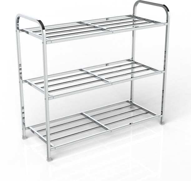 NUTRIX KUCHEN Stainless Steel Shoe Rack | Metal Shoe Stand Metal Shoe Rack