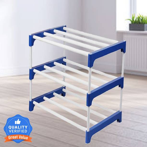 Plexus enterprises Storage Saving Rack Organizer Plastic Shoe Stand
