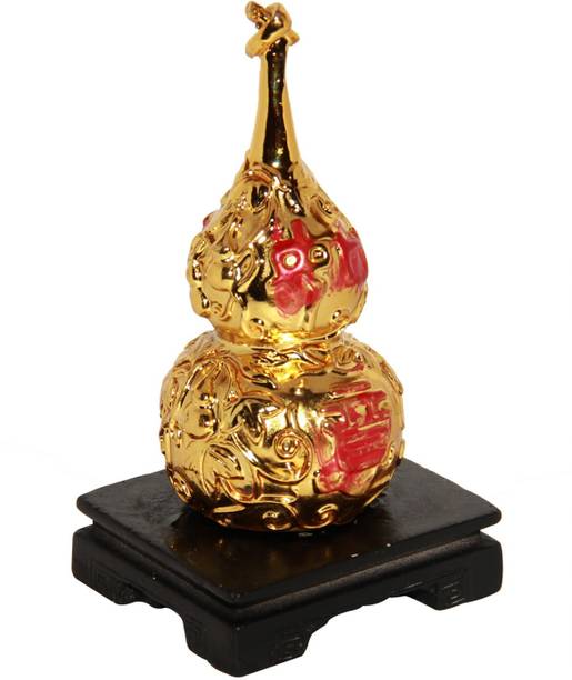 Vastu Art / Vastu / Feng Shui / Wu Lou Statue For Good Luck Health Wealth Prosperity And Happiness Decorative Showpiece  -  10 cm