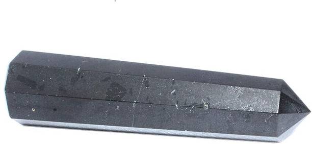 MIRAN AGATE BLACK TOURMALINE PENCIL 3 INCH Decorative Showpiece - 7 cm
