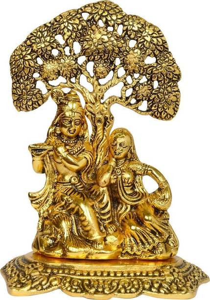VALUE CRAFTS Divine Magnet Krishna Idol for Home Temple and Office Decor Decorative Showpiece  -  17.86 cm