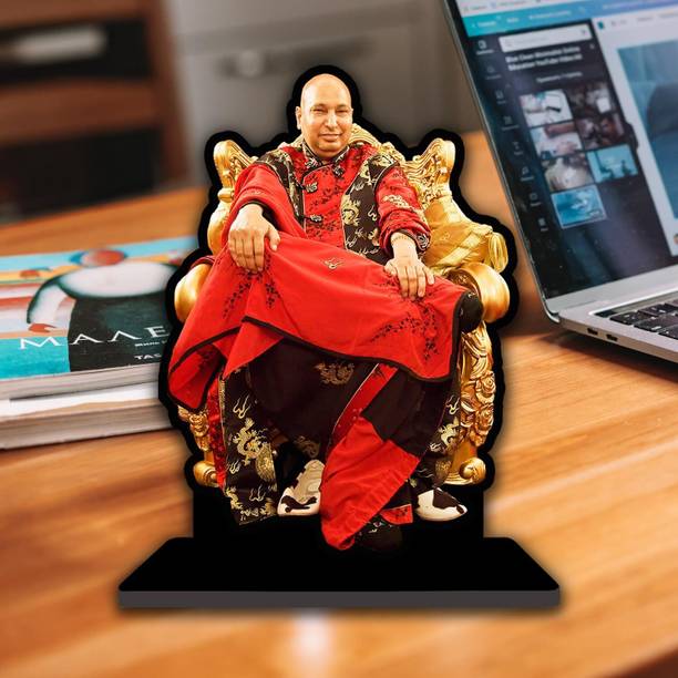 saf Guruji Showpiece for Home Decor| Office Decor|Diwali Decor| Vaastu Decor Decorative Showpiece  -  20 cm