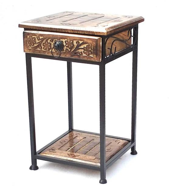 SHEIKH ENTERPRISES Solid Wood End Table