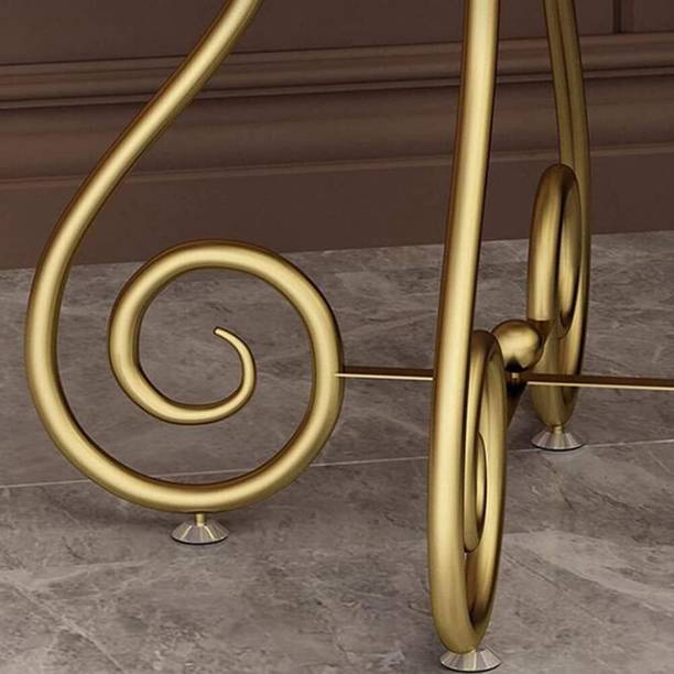 Smarts collection unique mdf marble top iron round shape living room decor table Engineered Wood Side Table