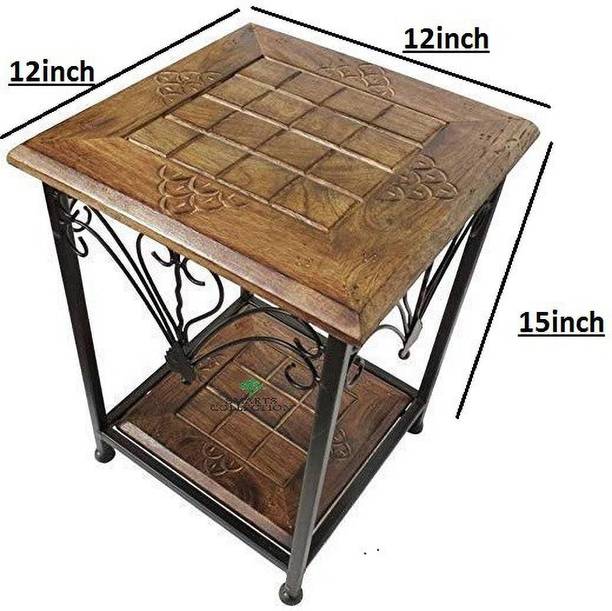 Giftoshopee Solid Wood Side Table