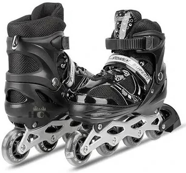 viel spiel High quality in-line have different size with PU LED wheel Shoe Skates - Size 6-9 UK